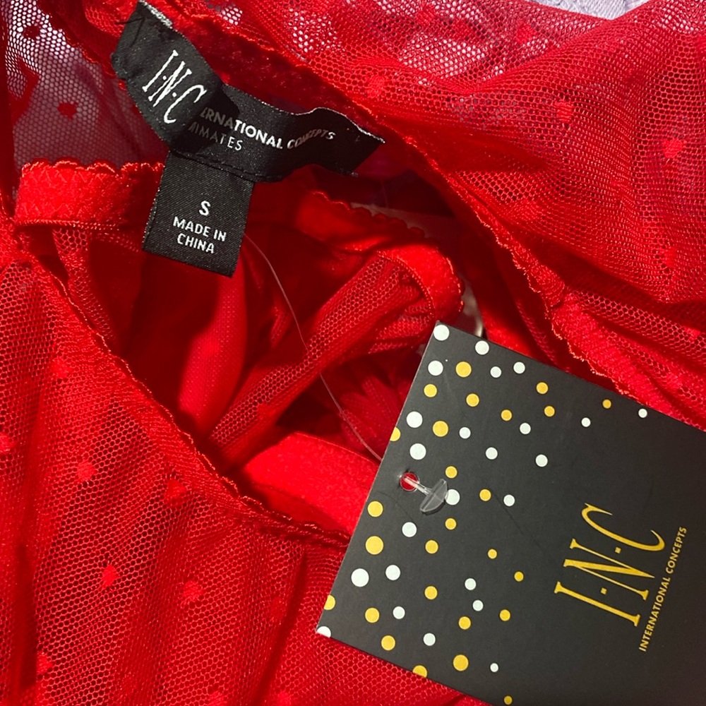 Red lingerie